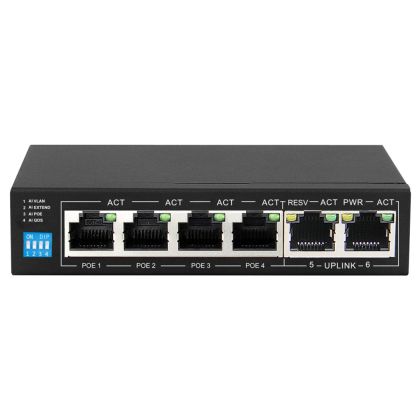 Scoop_6_Port_Fast_Ethernet_4_PoE_60W_Switch