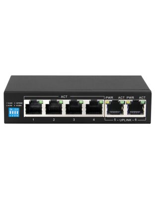 Scoop_6_Port_Gigabit_4_PoE_60W_Switch