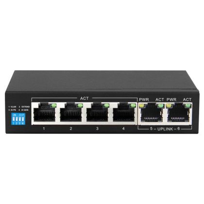 Scoop_6_Port_Gigabit_4_PoE_60W_Switch