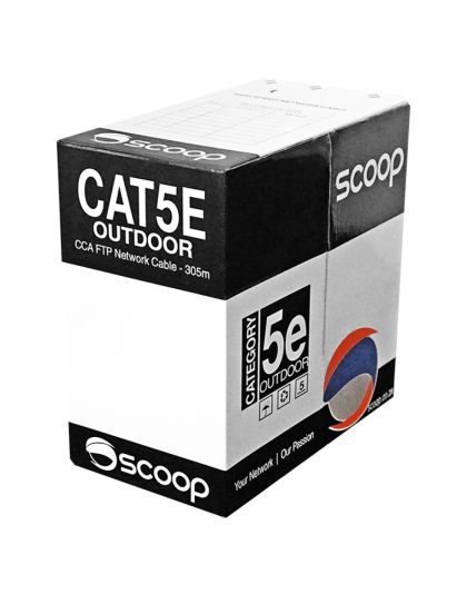 Scoop_305m_Box_Cat5e_Outdoor_FTP_CCA_Cable
