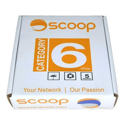 Scoop_100m_Box_Cat6_CCA_White_UTP_Cable