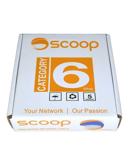 Scoop_100m_Box_Cat6_CCA_White_UTP_Cable