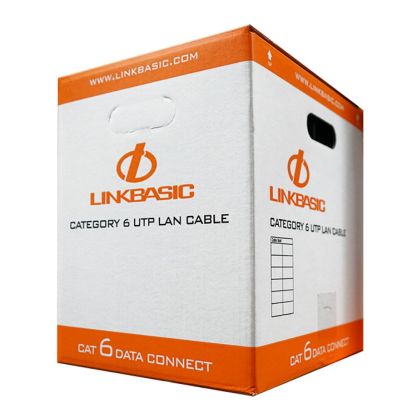 Linkbasic_305m_Box_Cat6_Solid_Grey_UTP_Cable