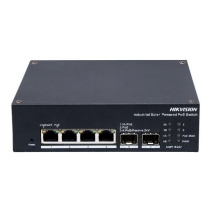 Hikvision_4_Port_Gigabit_Smart_Managed_Industrial_Solar_PoE_Switch