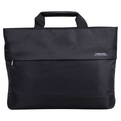 Kingsons_9.7_black_shoulder_laptop_bag_-_Elite_orange_series