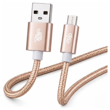 Pro_Bass_Braided_Series_Micro_USB_Cable_1.2m_-_Gold