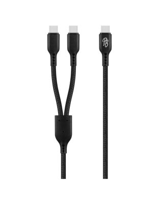Pro_Bass_Cord_Series_1.2m_15w_USB-C_to_2x_USB-C_Braided_-_Black
