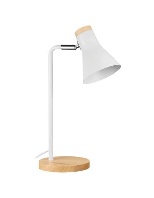 Switched_Liron_Series_Metal_Desk_Lamp_-_White