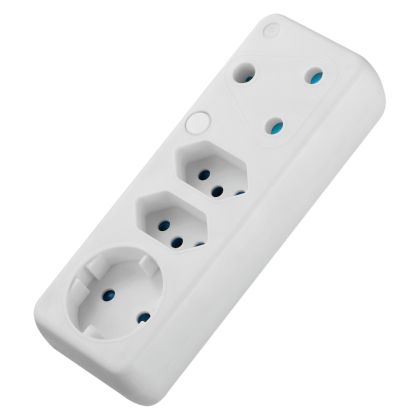 SWITCHED_4_Way_Schuko_Adaptor
