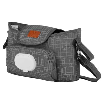 Totes_Babe_Wavy_Series_Stroller_Caddy_Grey