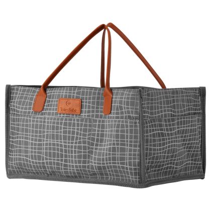 Totes_Babe_Wavy_Series_Nursery_Caddy_Grey