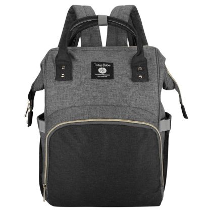 Totes_Babe_Alma_Diaper_Backpack_Colourblock_-_Grey_Charcoal