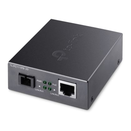 TP-Link_TL-FC111PB-20_10_100Mbps_WDM_Media_Converter_with_1-Port_PoE