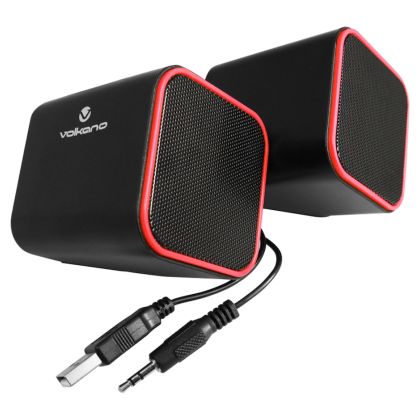 Volkano_Diamond_Series_USB_Speaker_-_Red