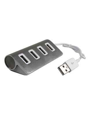 Volkano_Pivot_series_4_port_USB_Hub_-_silver