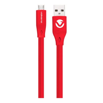 Volkano_Slim_Series_Flat_PVC_Micro-USB_Cable_1.2m_-_Red