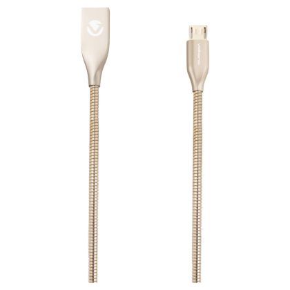 Volkano_Iron_Series_Round_Metallic_Spring_Micro_USB_Cable_1.2m_-_Champagne_Gold