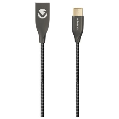 Volkano_Iron_Series_Round_Metallic_Spring_Type-C_Cable_6ft_-_Black