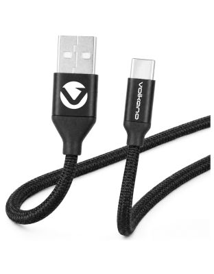 Volkano_Weave_Series_Braided_USB_A_to_Type-C_Cable_1.2m_60w_-_Black