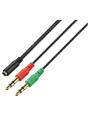 Volkano_Unity_Series_AUX_Splitter_4-Pole_Socket_to_2_AUX