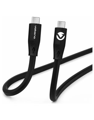 Volkano_Slim_Series_Type-C_to_Type-C_Cable_30W_-_Black_1.2m