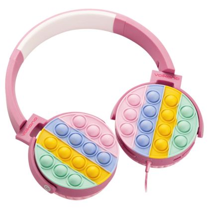 Volkano_Kids_Rainbow_Popper_Wired_Headphones_with_3.5mm_Aux_-_Pink