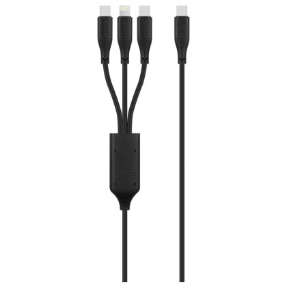 Volkano_Nova_Series_USB_C_to_2_USB_C_and_lightning_cable_100W_TPE-Black