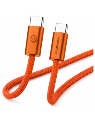 Volkano_Weave_Series_60w_USB_C_to_USB_C_1.2m-Orange