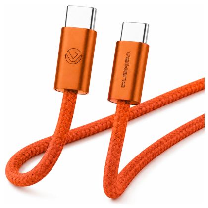 Volkano_Weave_Series_60w_USB_C_to_USB_C_1.2m-Orange
