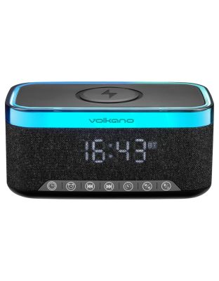 Volkano_Radiant_2_Alarm_Clock_with_Wireless_Charging_and_Speaker_-_Black