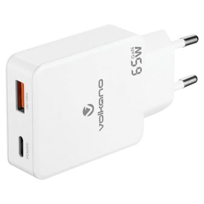 Volkano_Potent_Duo_series_65W_Dual_USB_and_USB-C_PD_Compact_Wall_Charger