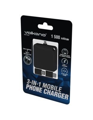 Volkano_Relief_Series_1500mah_3-in-1_Mobile_Phone_Charger_-_Black