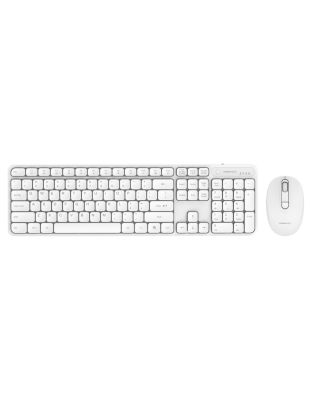 VolkanoX_Garnet_Bluetooth_Wireless_Keyboard_and_Mouse_Combo_-_White