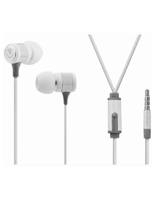 Volkano_Earphones_with_Mic_-_Metallic_Series_-_White